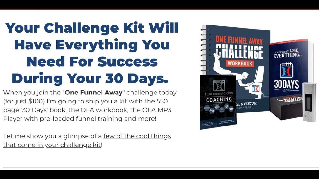 One Funnel Away Challenge Kit